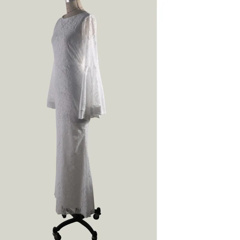 MUXU модное белое кружевное платье с длинным рукавом vestidos robe femme Длинные платья kleider
