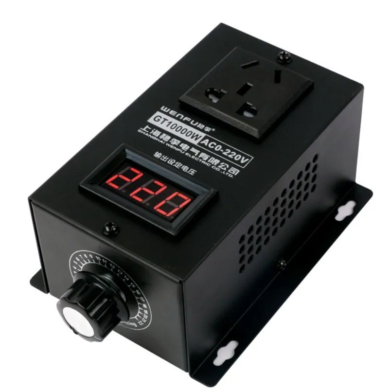 

10000W High power Silicon Electronics Voltage Regulator Machinery Electric Variable speed controller 0V-220V