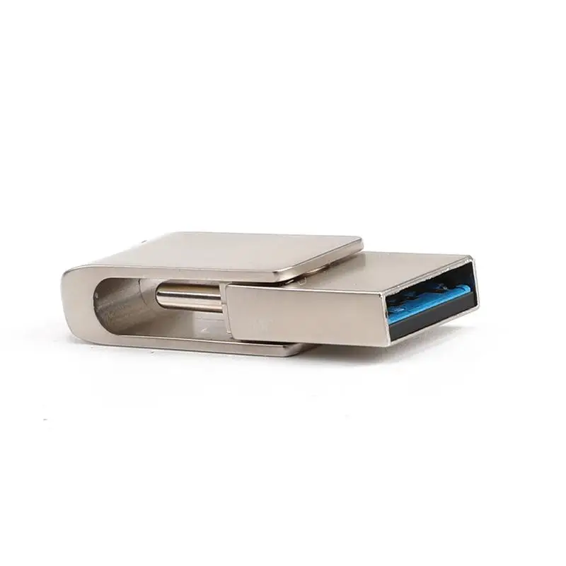 Тип c USB3.0 поворотный двойной разъем флэш памяти диск 16/32/64 ГБ Ручка накопитель для