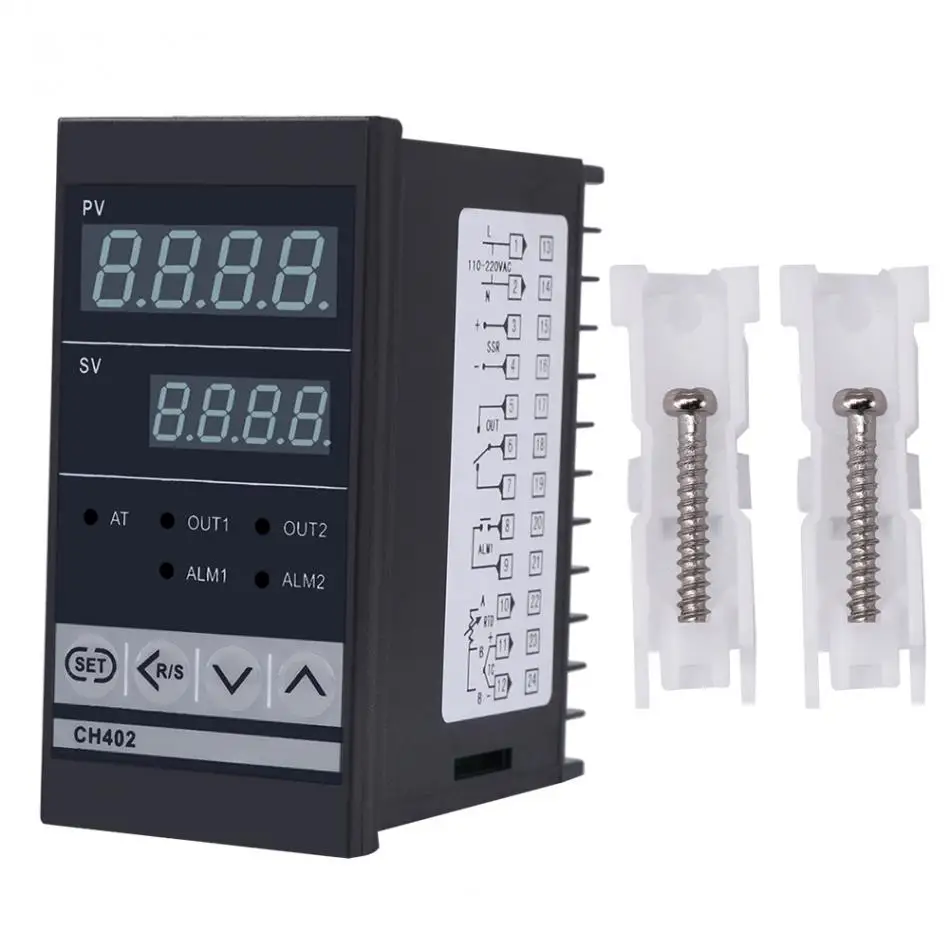 Точный Цифровой термостат CH402 AC85 264V Высокоточный умный PID регулятор температуры