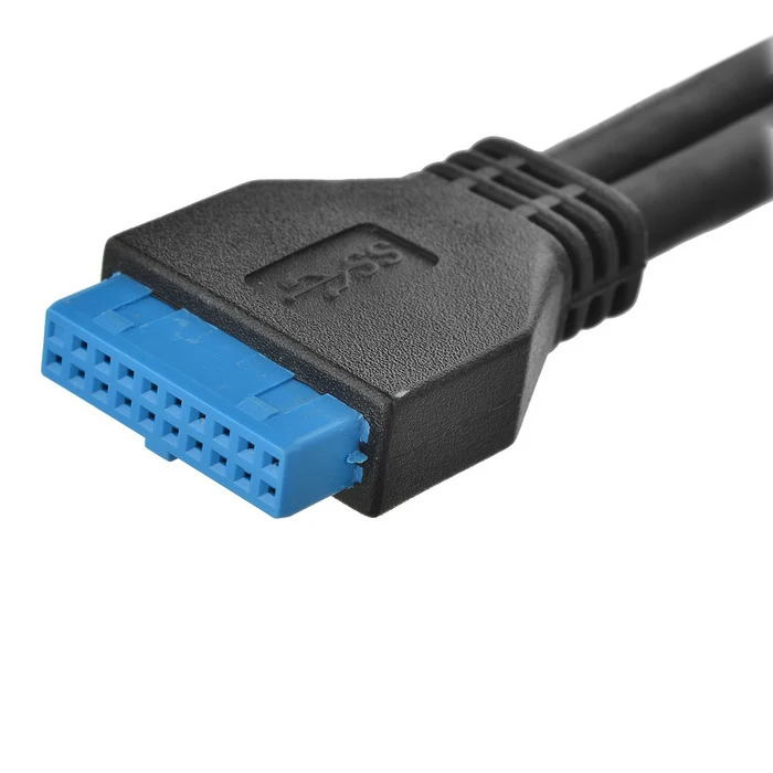 CYDZ материнская плата 20pin заголовок к 2 портам USB 3 0 мама задняя панель кабель