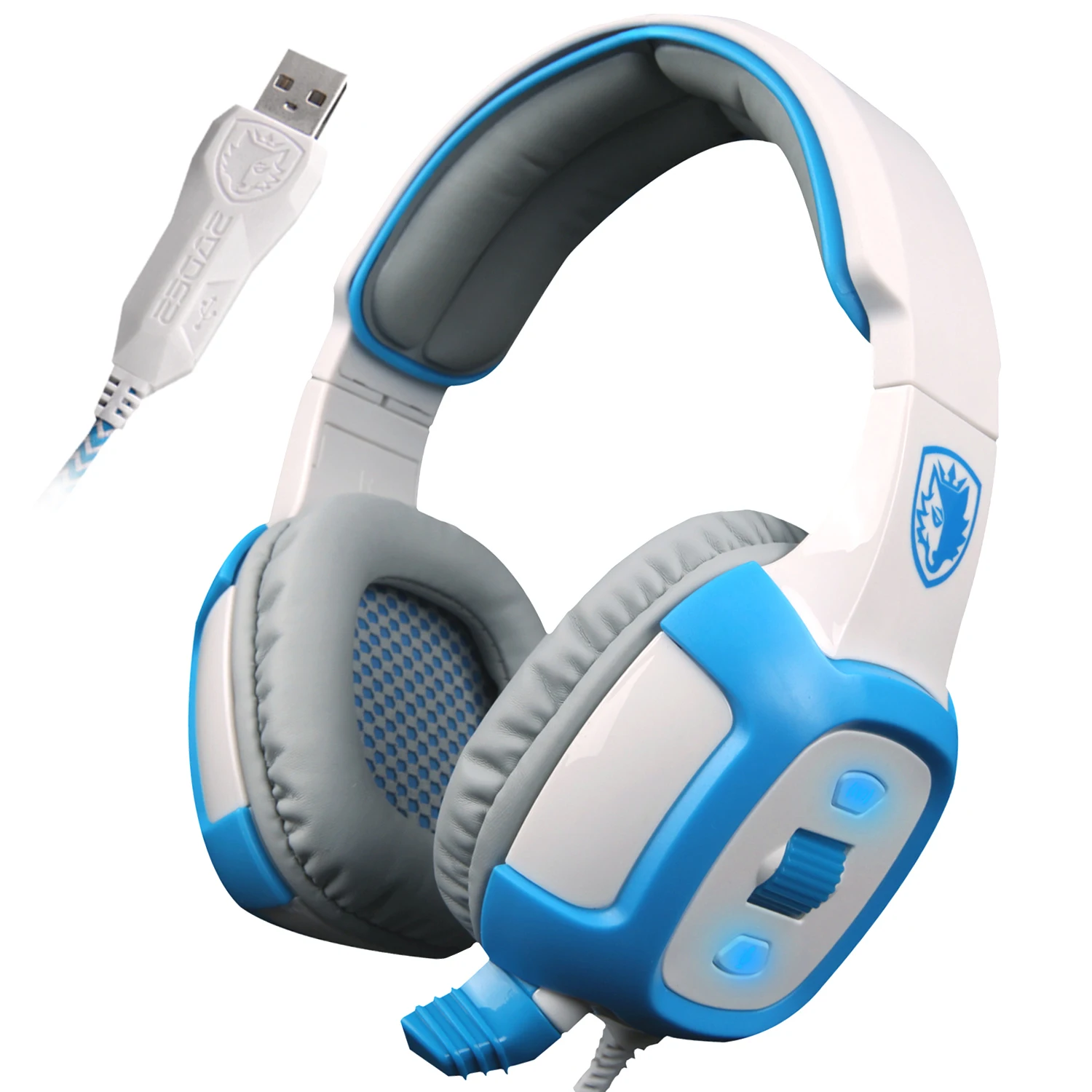 SADES SA906 PS4 Игровые наушники USB jack стерео звук с микрофоном для