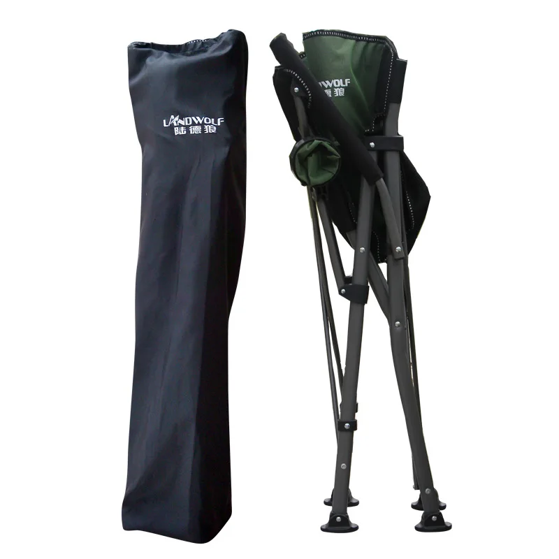 

Load-Bearing 150kg Aluminum alloy Outdoor Folding Chair Stool Road Trip Beach Camping Portable Fishing Leisure