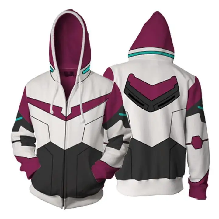 Japan Anime Sweatshirts lance jacket voltron legendary defender cosplay Halloween Carnival Men Women Costume 3d Printing Hooded |