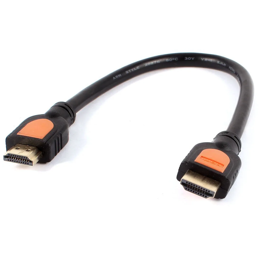 30 см/12 &quotчерный удлинитель HDMI папа к м/м соединительный кабель|Компьютерные