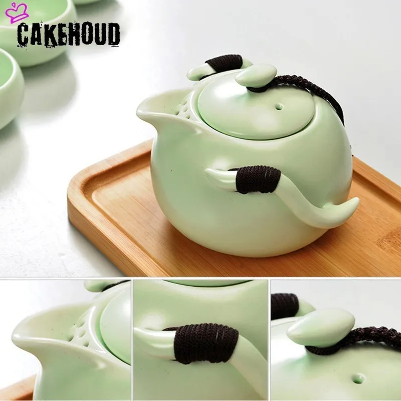CAKEHOUD портативный дорожный чайный набор Ретро Китайская керамика фарфор ручной