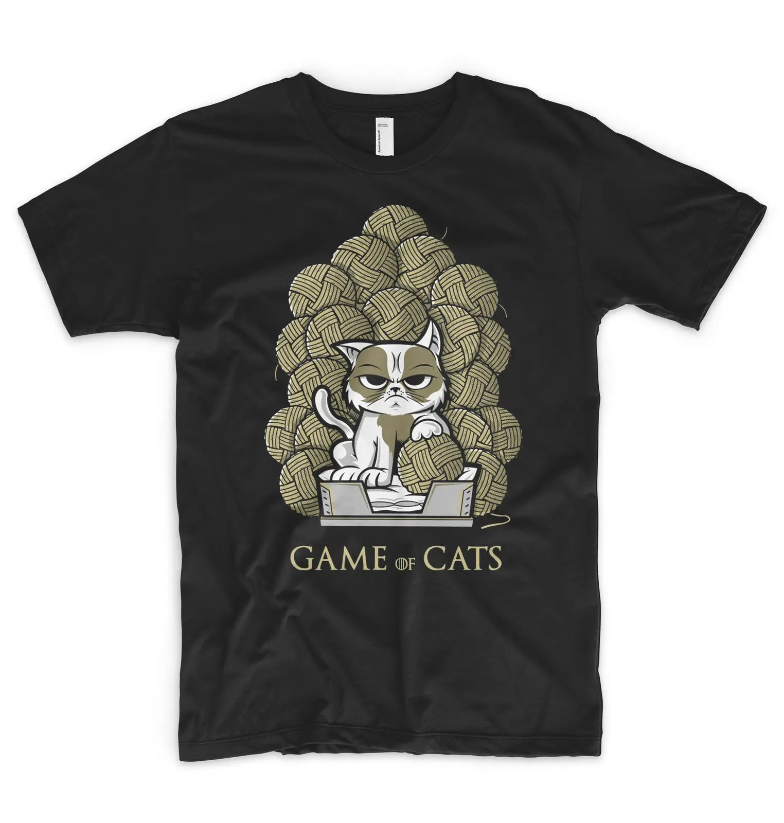 Игра кошек престолов футболка Meow Geek Feline забавные Маленькие котята Старк дом