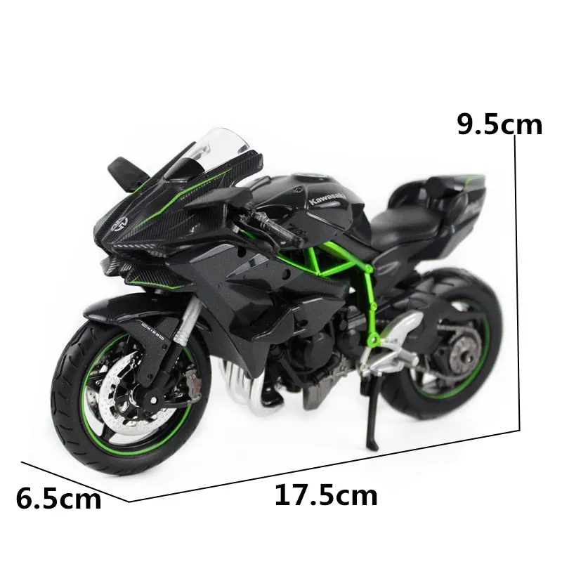 Комплект моделей MaiSto из литья под давлением: модель мотоцикла KAWASAKI Ninja H2R 1:12