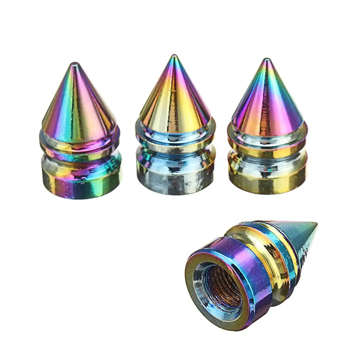 Универсальные многоцветные колпачки для клапанов автомобильных колес и