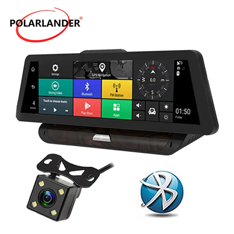 GPS навигация 4G HD Автомобильный Android 5 1 центральная консоль 10 дюймов ADAS Bluetooth wifi