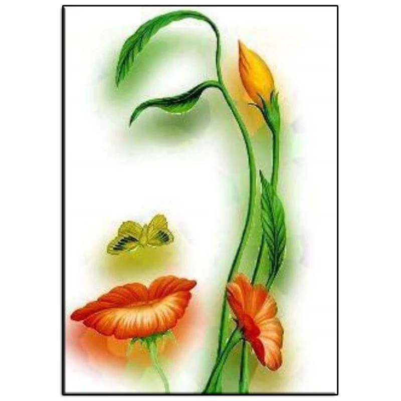 Photo Custom! Beauty Diamond Painting Embroidery Flower Girl Handcraft Drawing Arts Drill Handmade Cross Stitch Gifts Kits | Дом и сад