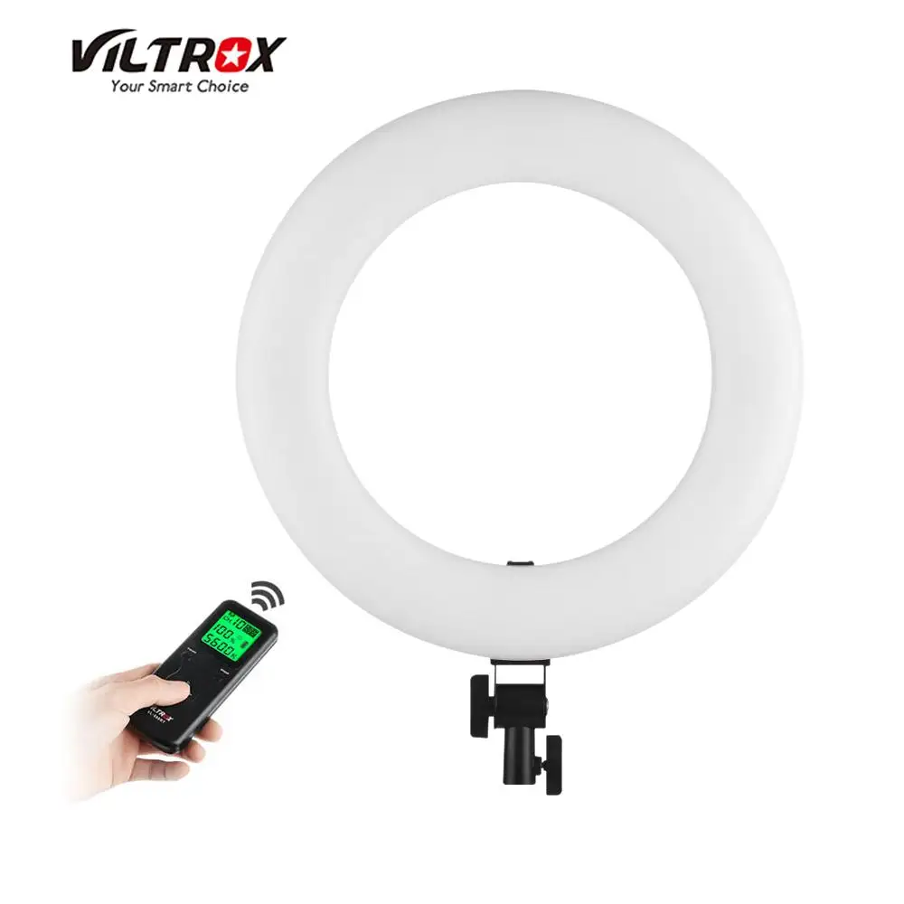

Viltrox VL-600B светодиодный светильник 5600K CRI 95 + одноцветный светодиодный кольцевой светильник для видеосъемки + пульт дистанционного управления...