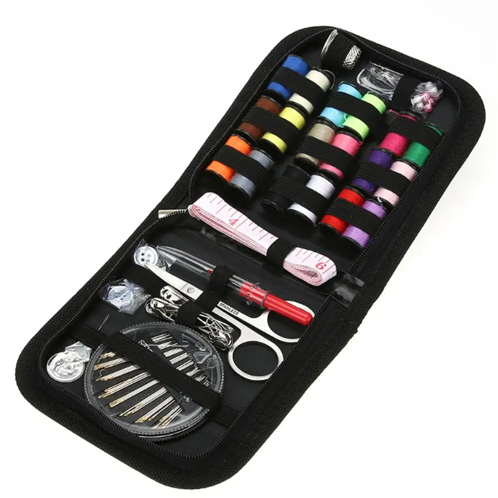 Набор из 70 предметов набор для шитья коробка черный инструментов разные цвета