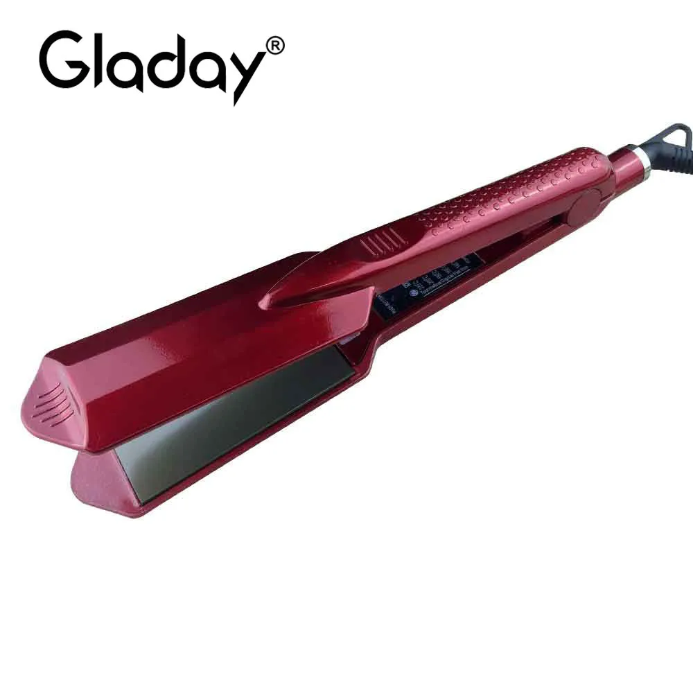 Gladay большой выпрямитель для волос профессиональный Электрический Плоский Утюг