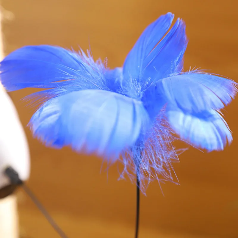 Забавная игрушка для кошек мышь с двойным эффектом электрическая перо