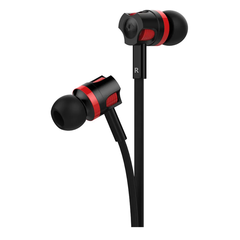 Mesuvida Wired Earphone Noodle Line Heavy Bass 3.5mm In-Ear Answering Phone Headphones For MP3 IOS Xiaomi SamSung PC MobilePhone |