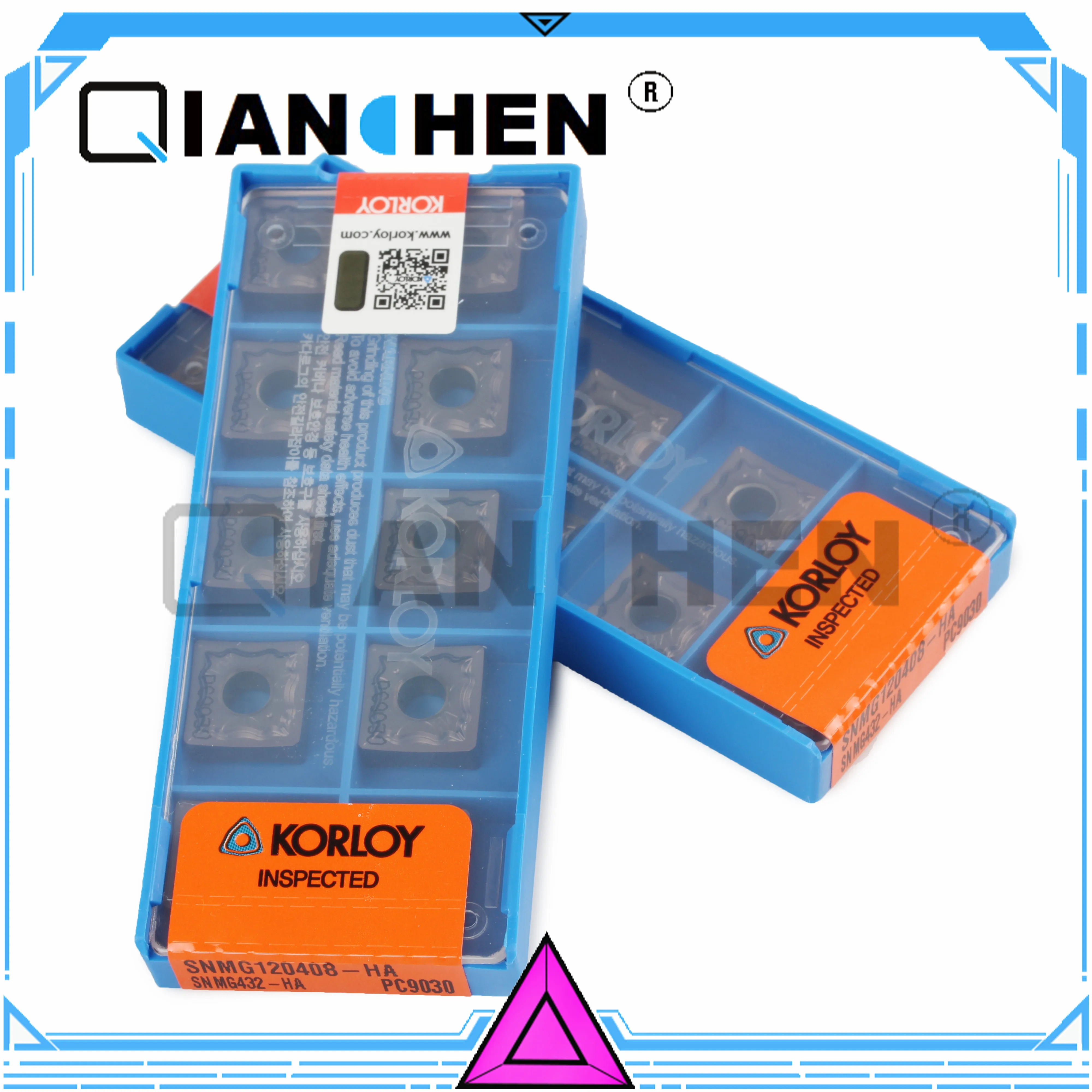 

Оригинальные режущие инструменты KORLOY SNMG120408-HA PC9030 (10 шт./лот)