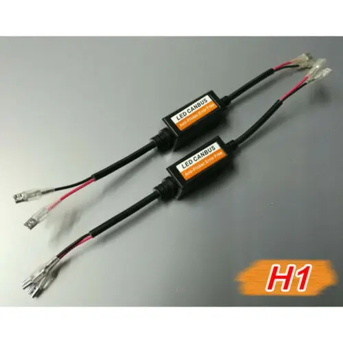 1x H1 H4 H7 H11 3157Car светодиодный декодер Canbus безотказный резистор Canceller 12 в