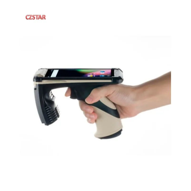 Jewelry store Anti-theft systems multi 500tags read 1-7m long rangeAndroid 6.0 uhf portable reader with 50pcs RFID Jewelry tag