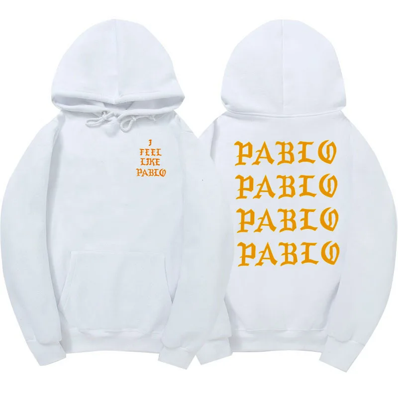 I Feel Like West sweat homme толстовки мужские хип хоп уличные Пабло худи Бесплатная доставка