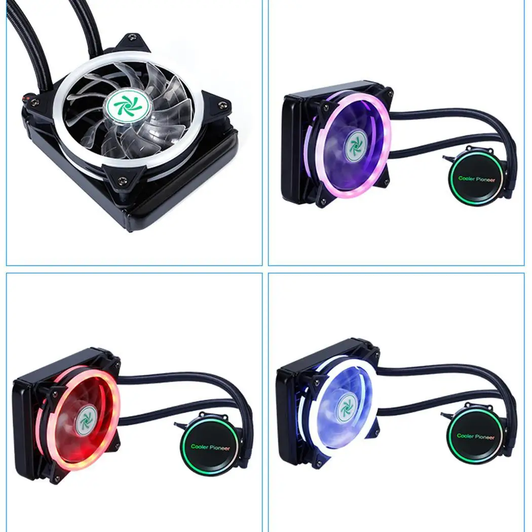 Integrated Water Cooling CPU Radiator Full Platform General Black 1.180 kg | Компьютеры и офис