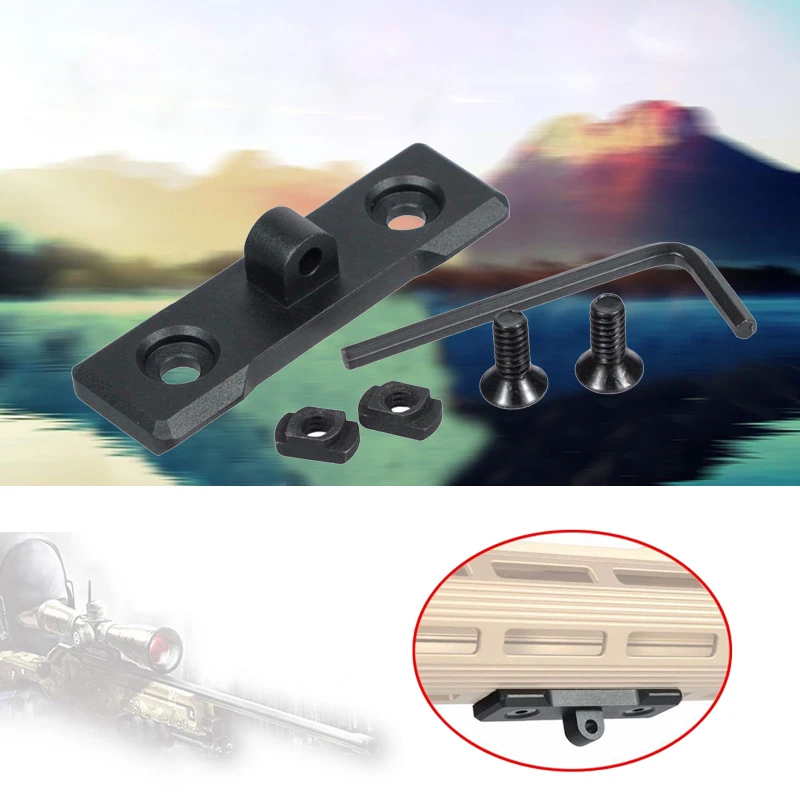20 мм адаптер из углеродного волокна ремень Вертлюг шпилька копыта подходит Handguard