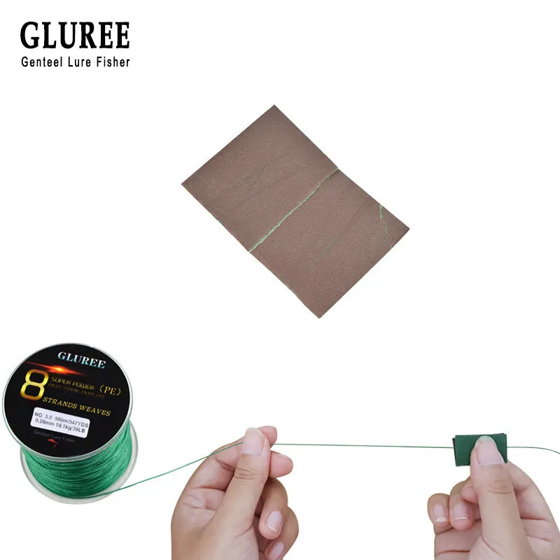 GLUREE 500 м/547 ярдов 8 стендов PE леска плетеная 100% мультифиламентная супер прочная
