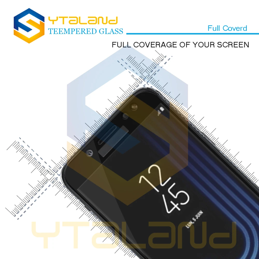 Ytaland 0 3 мм 9H + Полное покрытие закаленное стекло для Samsung Galaxy J3 J5 J7 2017 Premium Защитная