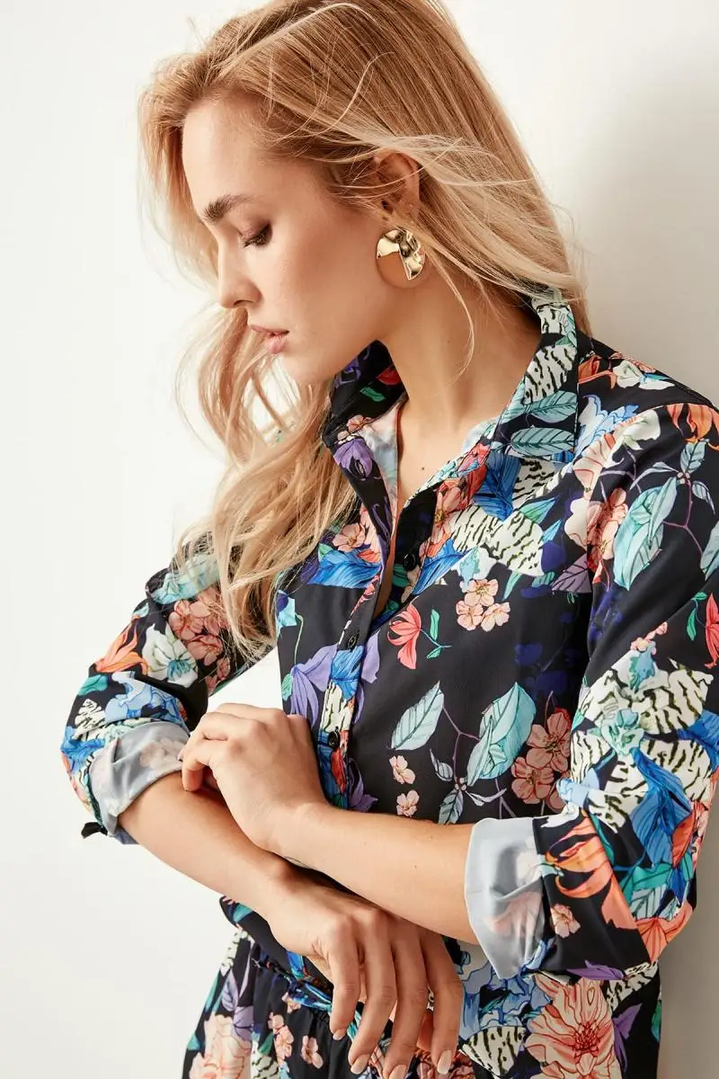 Trendyol Multicolour Pattern Shirt TWOSS19DU0103 |