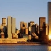 Skyline Манхэттен Нью-Йорк State USA плакат печать (18x6) | Дом и сад