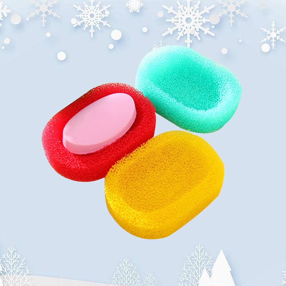3 шт пенопластовые губки для мыла чехол держатель посуды коробка кухни ванной