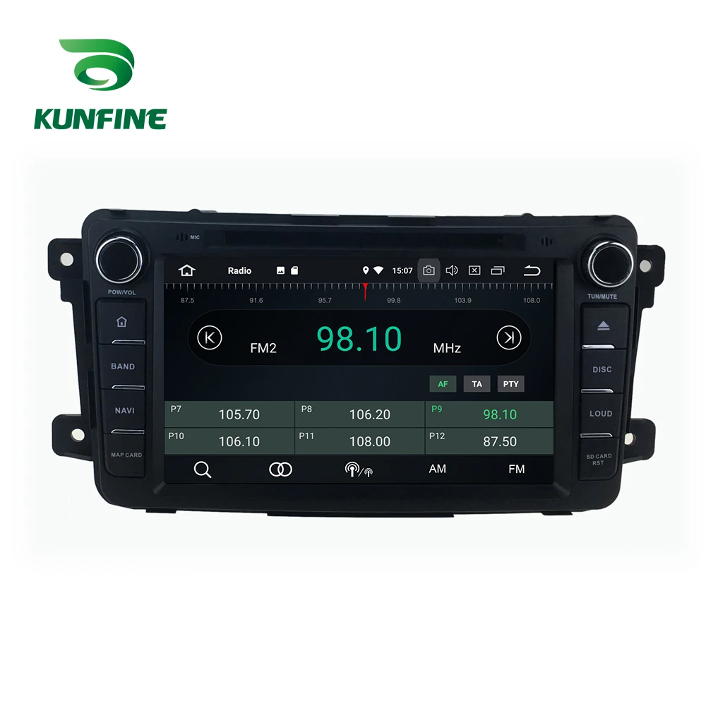Android 9 0 Core PX6 A72 Ram 4G Rom 64G Автомобильный DVD GPS мультимедийный плеер автомобиля стерео