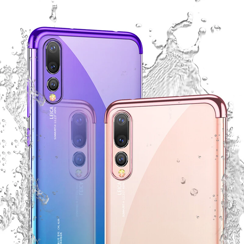 Покрытие чехол для HUAWEI nova 3i 3 4 P20 P30 Pro P10Lite Mate20 Lite P Smart Honor8C 8A 10 прозрачный мягкий