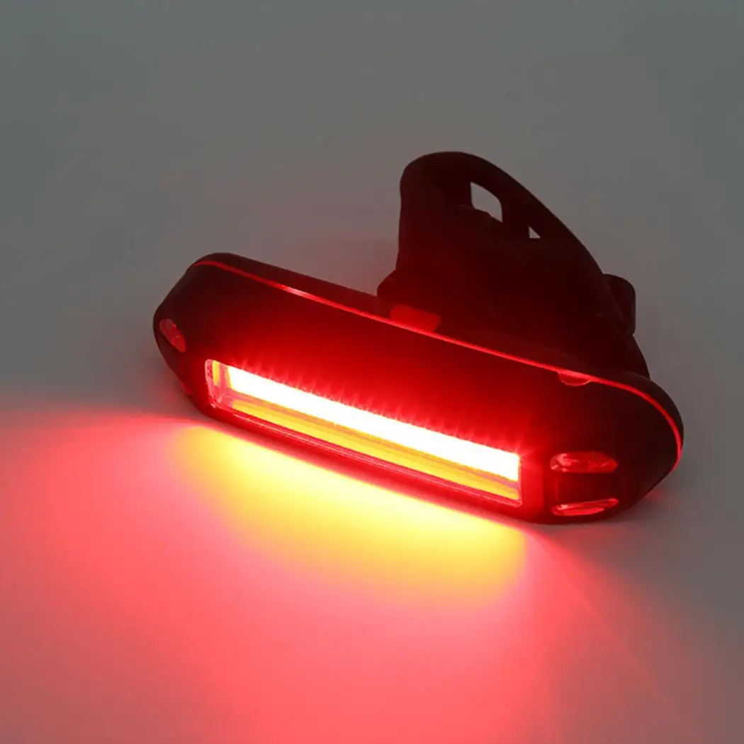 Ультра яркий задний фонарь для велосипеда USB Перезаряжаемый светодиодный