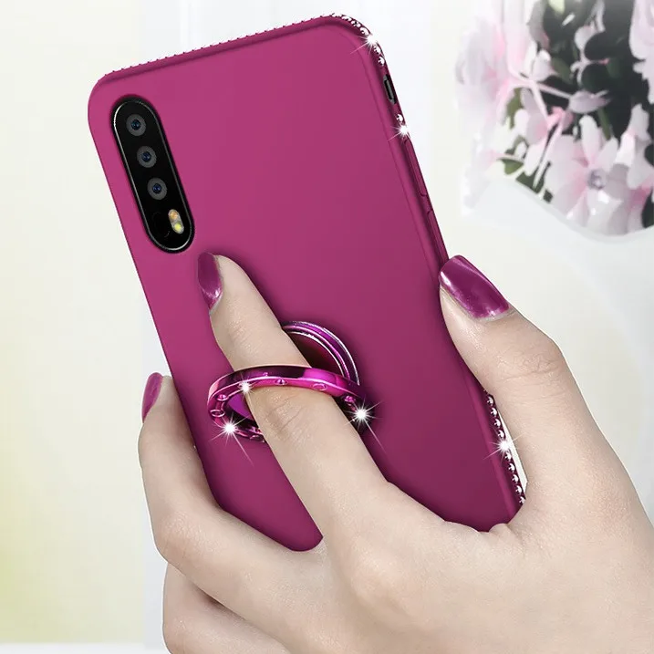 Huawei P20 Lite + Pro P10 Honor Play Алмазный чехол кольцо |