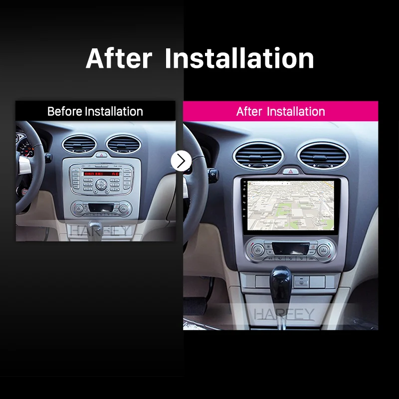 Автомагнитола Harfey 2 din сенсорный экран 9 дюймов Android 8 1 GPS навигация