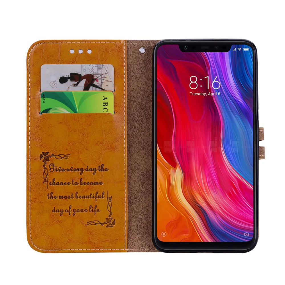 KISSCASE для Xiaomi Mi 8 чехол Флип кожаный Redmi Note 7 6 Pro 6A S2 5A 5 Plus 4A 4X телефонный с держателем