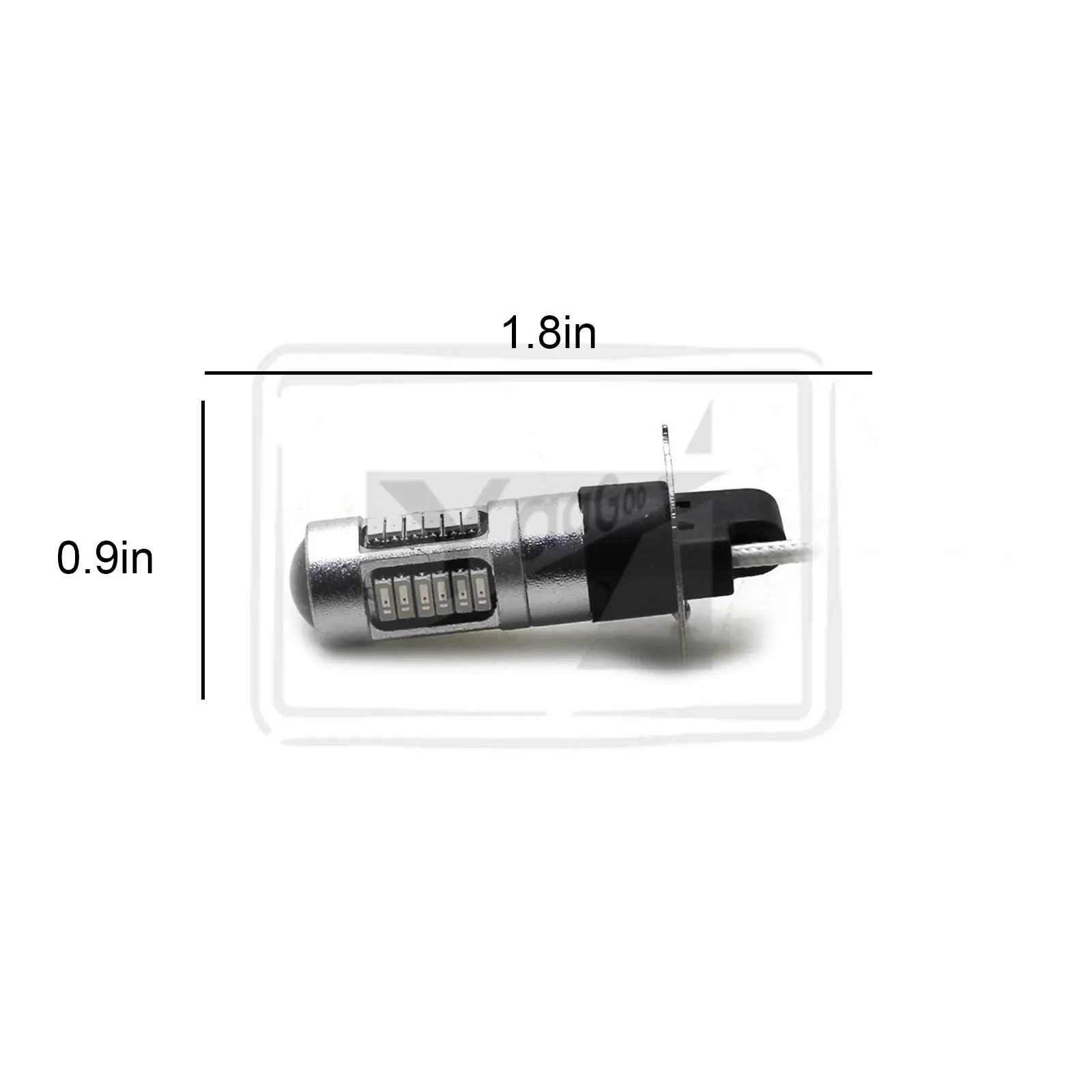 YaaGoo 30-SMD туман светильник замена лампы H3 H1 H27 880 881 H8 H11 PW24W (4 цвета) (2 шт. в упаковке) 12V