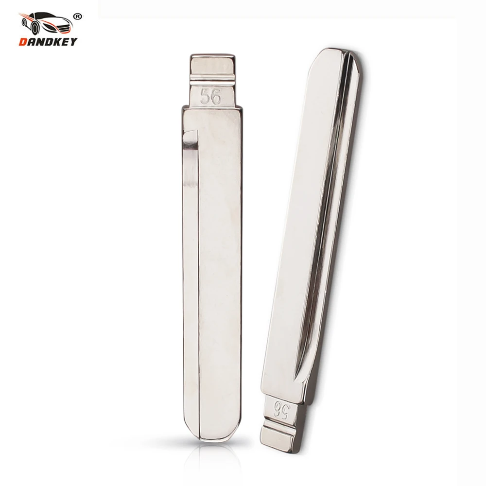 Dandkey Metal Blank Uncut Flip KD Remote Key Blade Type NO. 56 # For BYD F3 Fob Replacement | Автомобили и мотоциклы