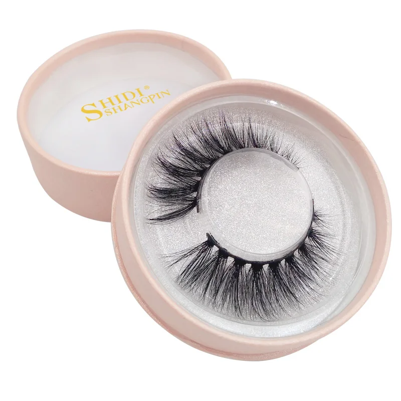 SHIDISHANGPIN 1 Box individual Lashes Makeup cross Winged lash Natural Long False Eyelashes Hand Made 3D Mink #73 | Красота и
