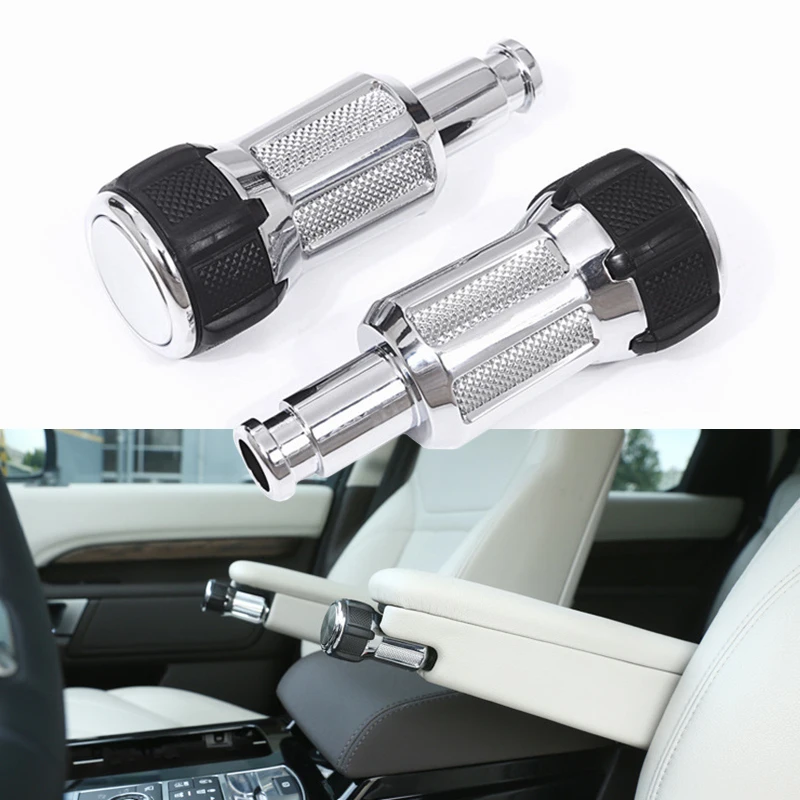 Авто-Стайлинг сплав сиденье подлокотник коробка Регулировка Konb для Land Rover Discovery 5