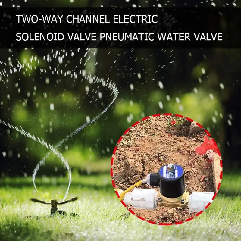 Двухканальный Электрический электромагнитный клапан AC220V пневматический для