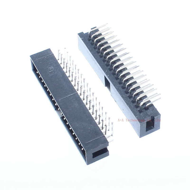 5pcs dc3-40p pitch2.54MM JTAG ISP MALE SOCKET Right Angle idc box headers PCB CONNECTOR DOUBLE ROW 2x20PIN DC3 40 PIN HEADER |