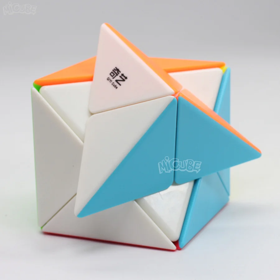 Qiyi Xcube 2x2 x кубик Cubo Magico Пазлы без наклеек для взрослых игры обучающая игрушка