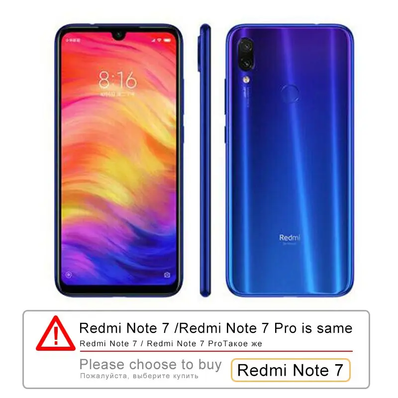 Роскошные Магнит металлическое кольцо чехол для Xiaomi Redmi Note 7 mi 8 Lite противоударный