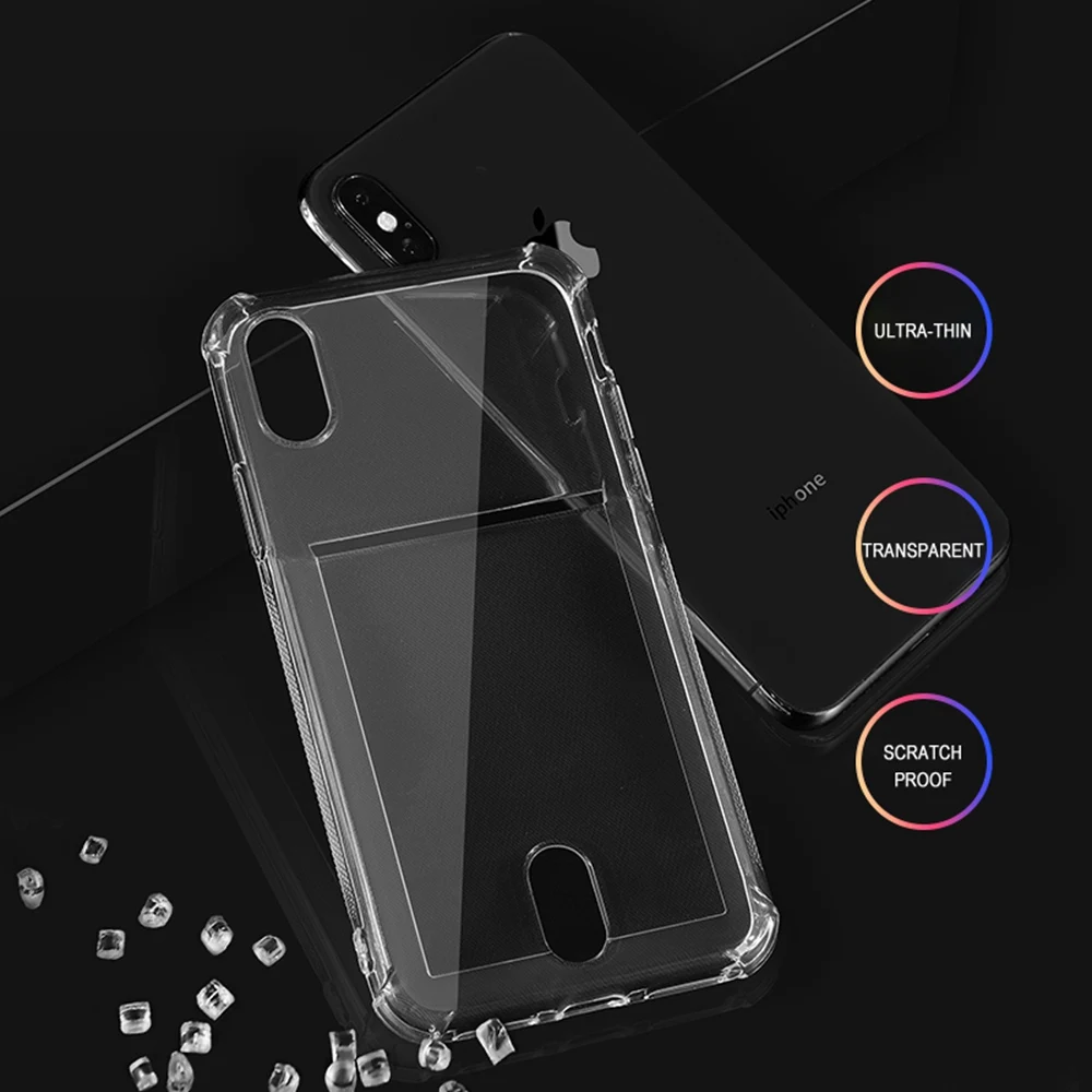 CASEIER противоударный чехол для телефона iPhone 7 8 6 6S Plus X XS Чехлы Max XR слот карты 5 5S SE