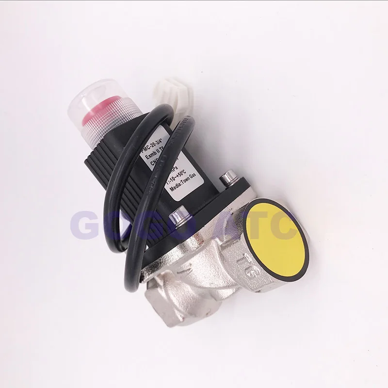 GOGO DN20A ручной сброс 3/4 &quotникелированные латунные газовые аварийные запорные