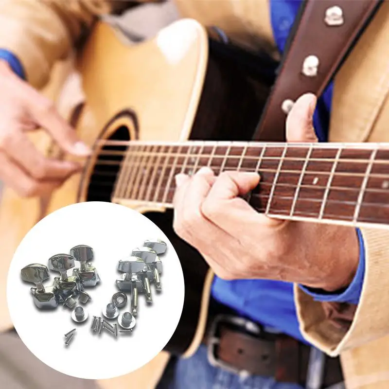 3 дюйма 6 шт. колышки для струн гитары тюнер ручки клавиши настройки акустической