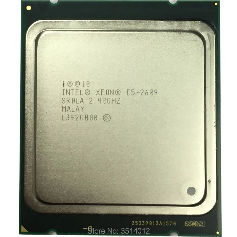 Четырехъядерный процессор Intel Xeon 2609 E5 2 4 ГГц четырехъядерный 10 м 80 Вт LGA