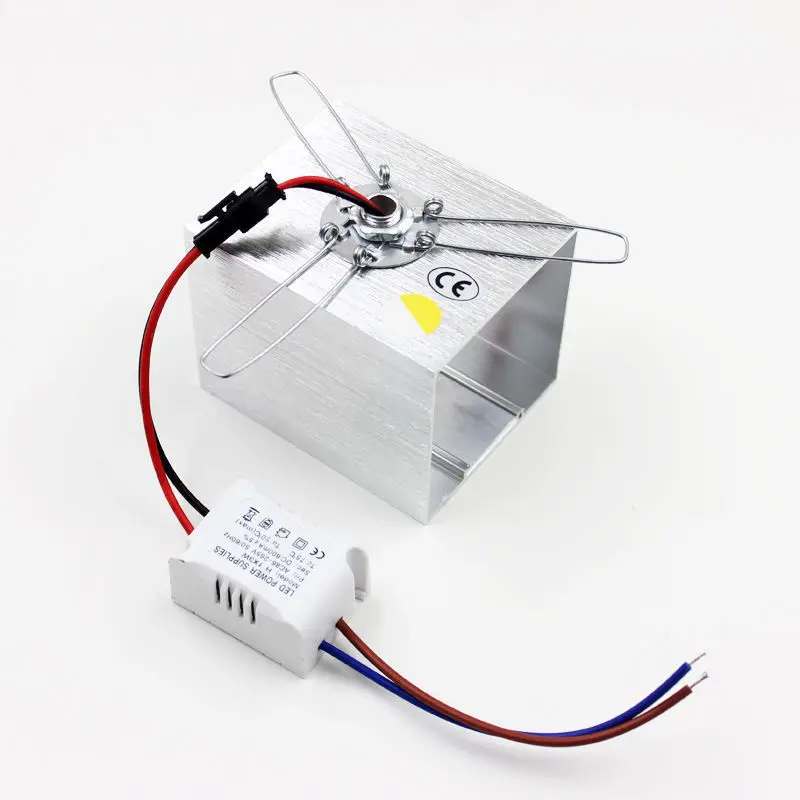 Led3w настенный светильник квадратный комнатный коридор проходной отель